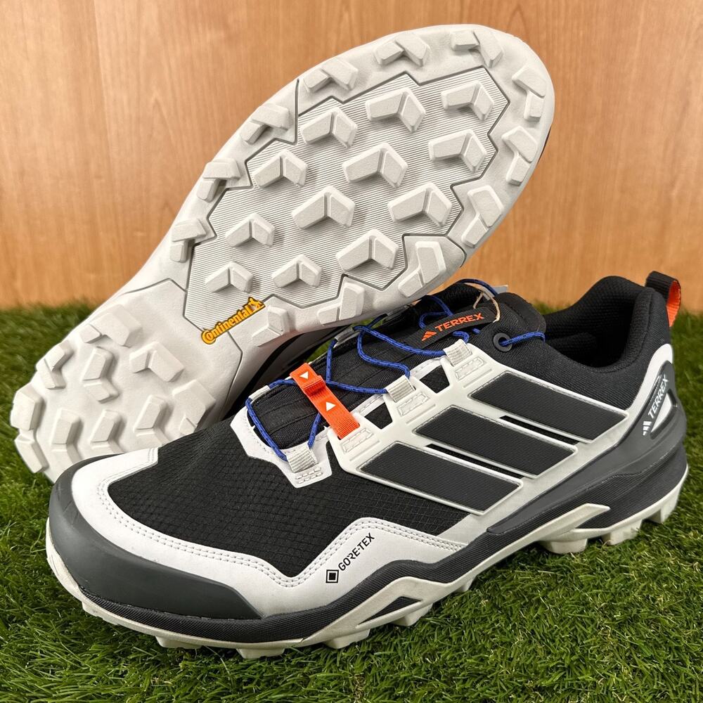 adidas Terrex Skychaser GORE-TEX Black Grey Hiking Shoes IH2799 Men's Size 13